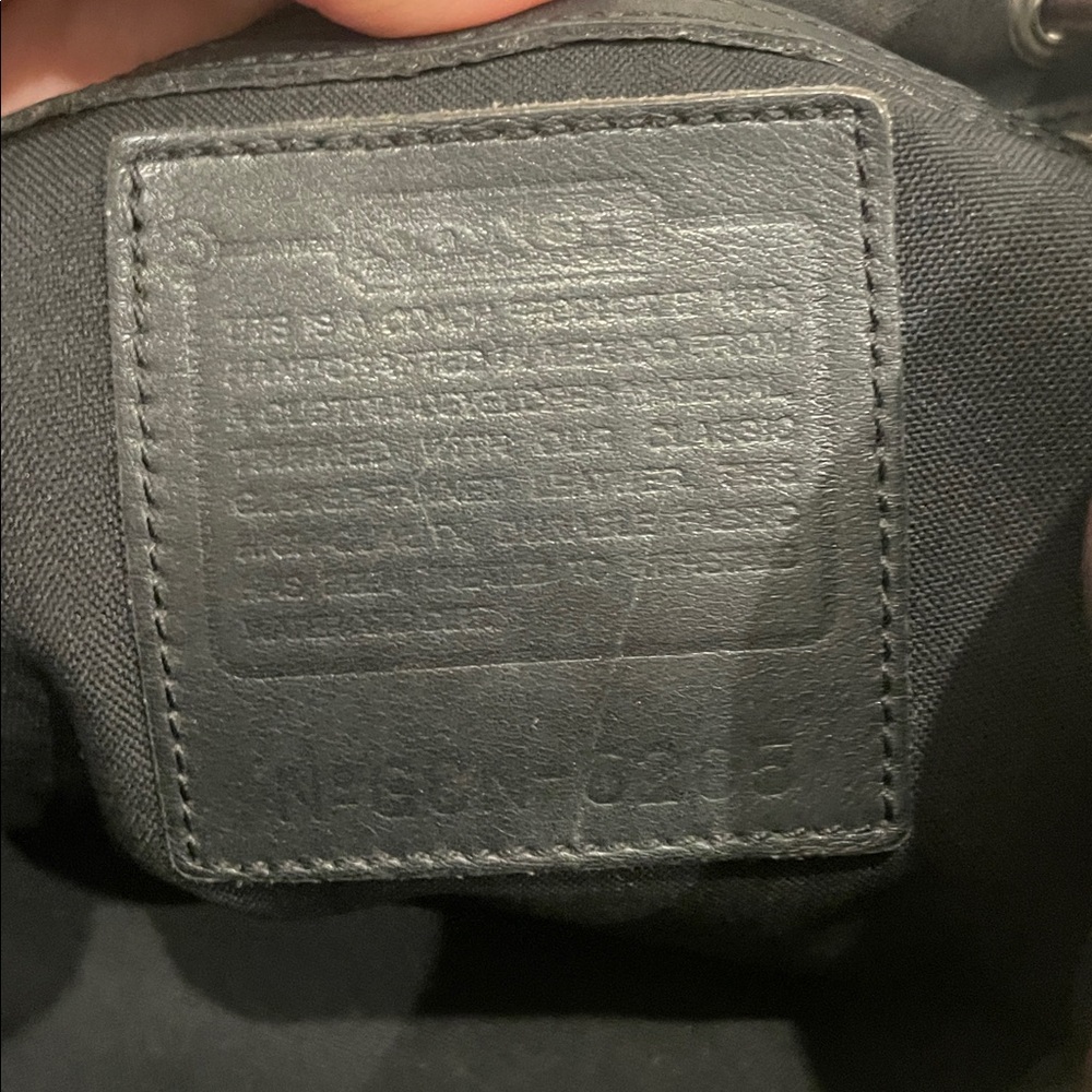 Coach Brown Backpack With Drawstring Closure - image 4